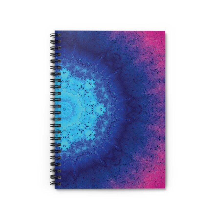 US Spiral Notebook Ruled Lines VIVID BLUE PINK 2