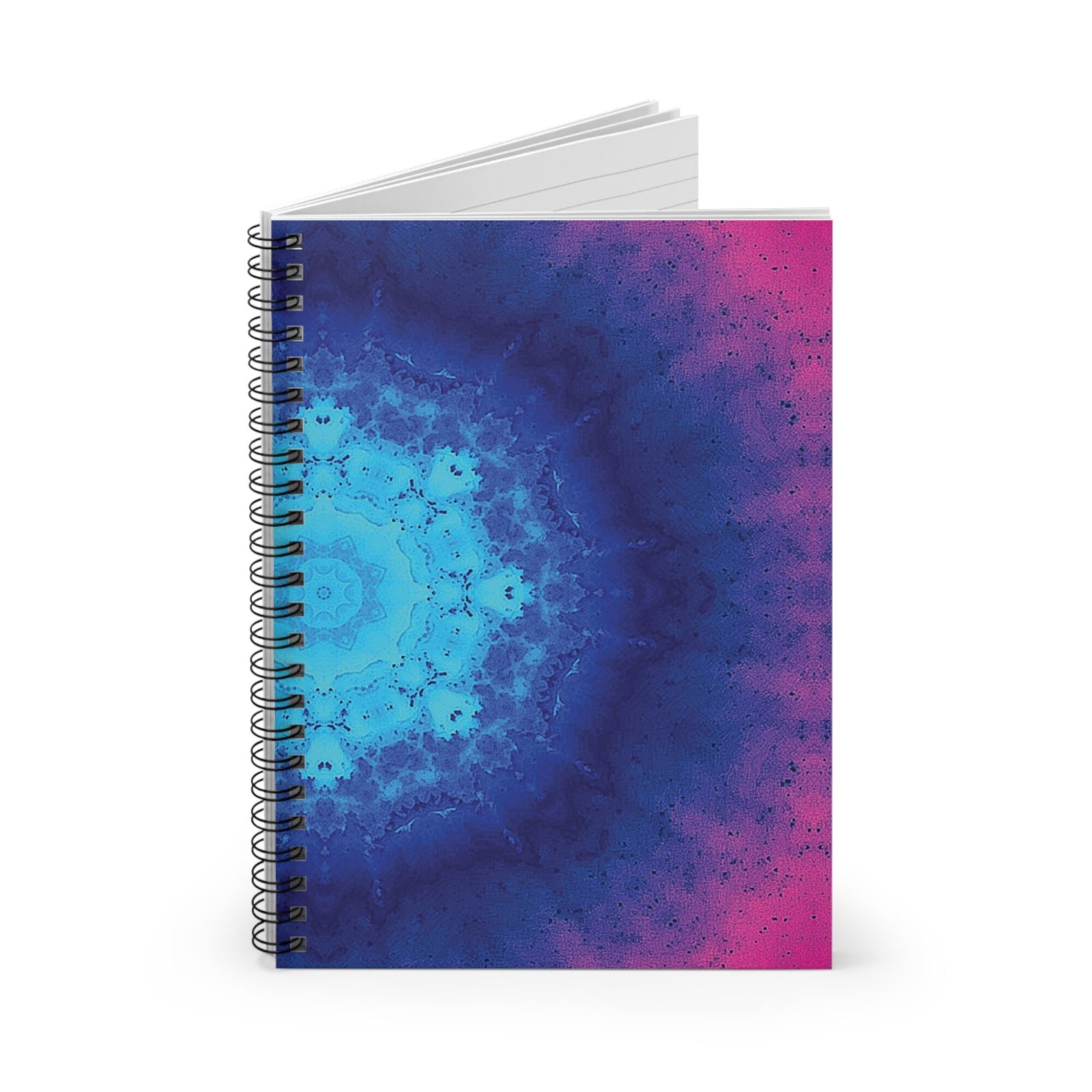 US Spiral Notebook Ruled Lines VIVID BLUE PINK 3 US Spiral Notebook Ruled Lines VIVID BLUE PINK 3