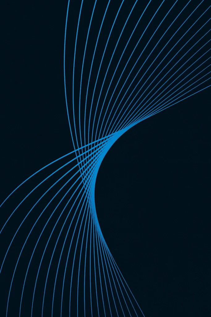 DEEP SKY BLUE FLUX Giclée Print Poster