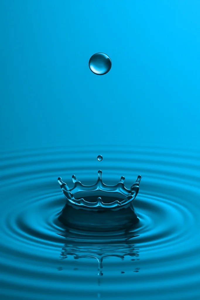 DROP OF DEEP SKY BLUE Giclée Print Poster