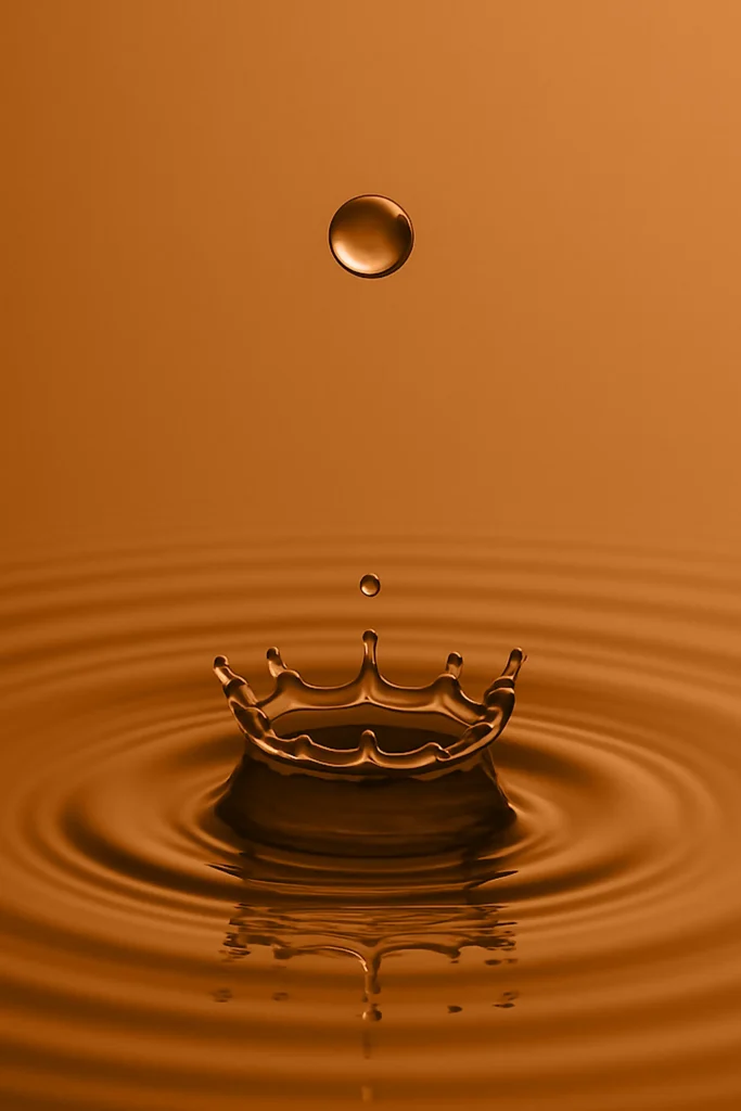 DROP OF SANDY BROWN Giclée Print Poster