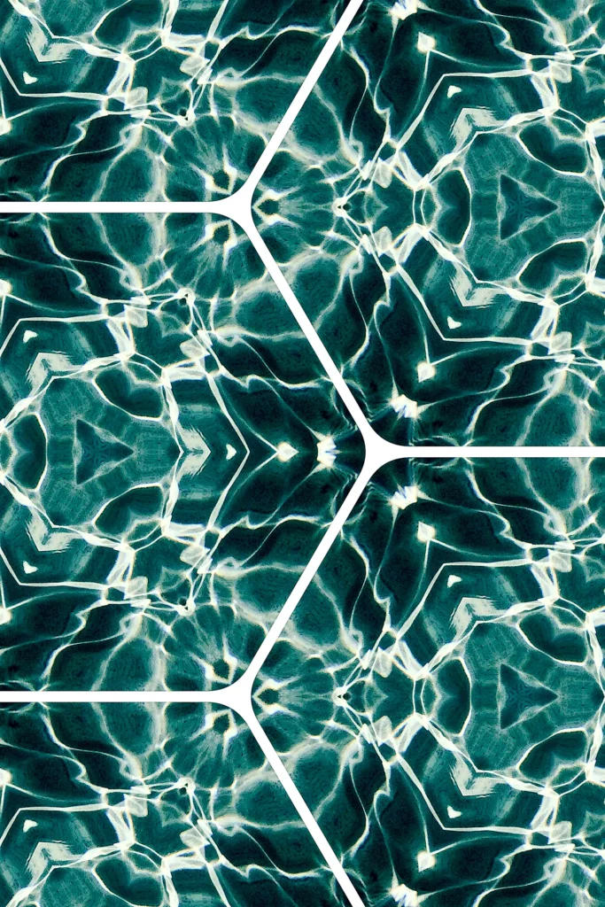 EMERALD WATER DANCE Giclée Print Poster