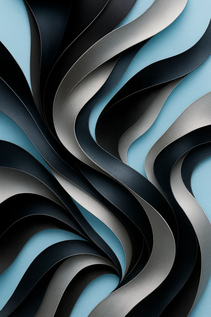 GRAPHITE AND SKY BLUE Giclée Print Poster