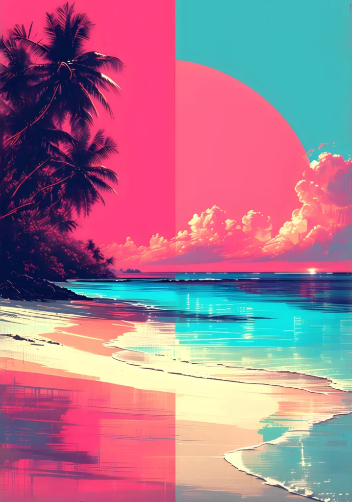 Giclée Print Poster SPLIT HORIZON