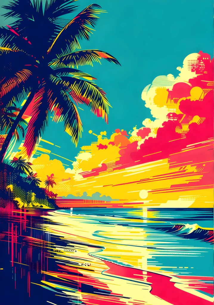 Giclée Print Poster SUNSET CURRENT