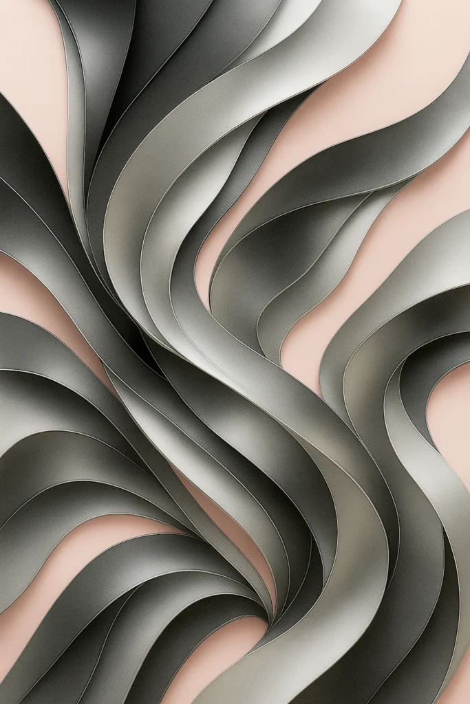 SILVER AND ROSE Giclée Print Poster