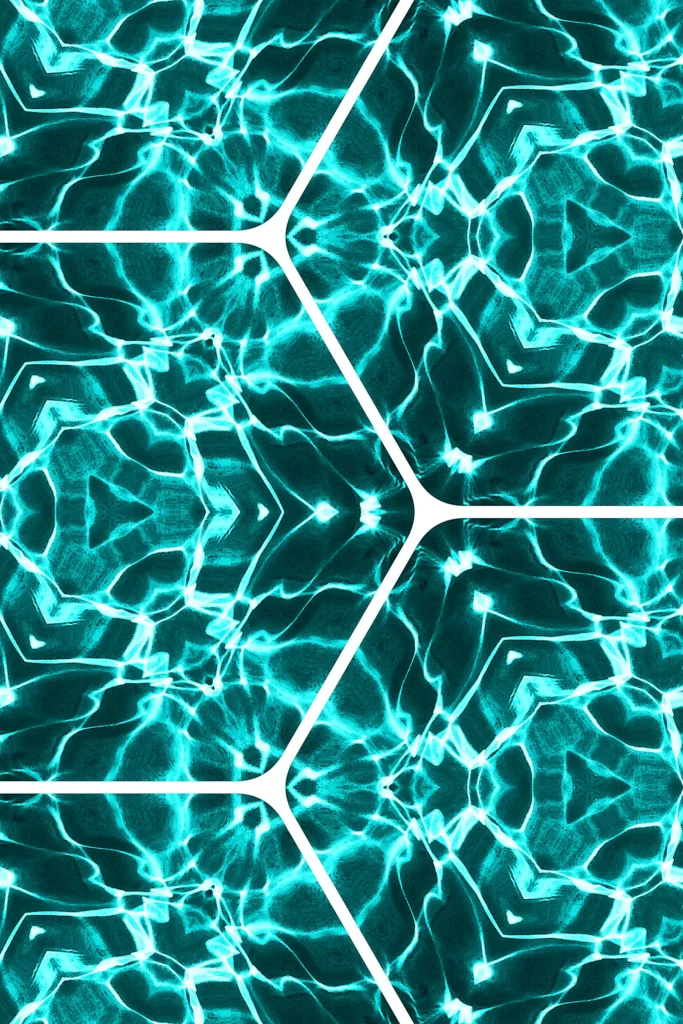 TURQUOISE GLEAM Giclée Print Poster