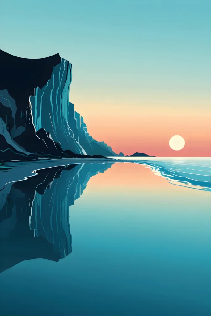 REFLECTED EDGE Giclée Print Poster