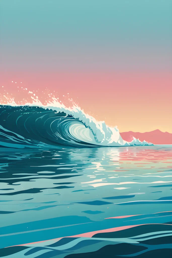 TIDAL SURGE Giclée Print Poster