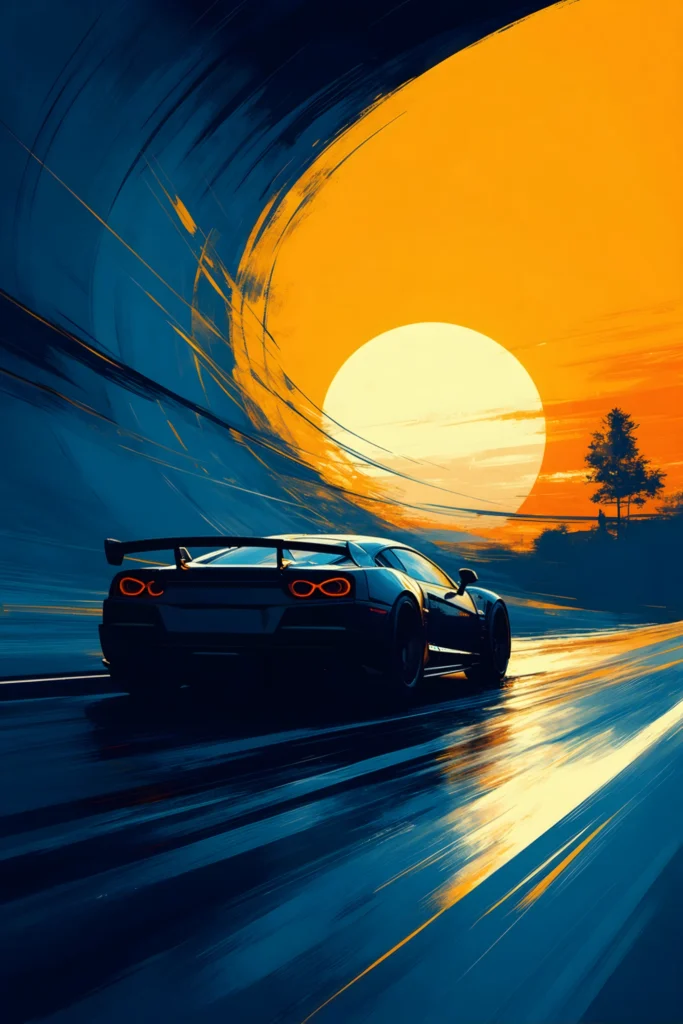 VELOCITY TUNNEL Art Print Poster
